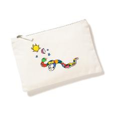 Sun Snake zip pouch (fabric)