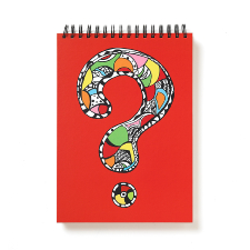Drawing book A4 Question Mark