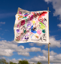 Meta scarf by Jean Tinguely