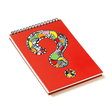 Drawing book A4 Question Mark