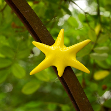 Handmade Ceramic Star (yellow)