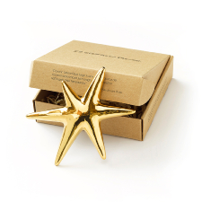 Handmade Ceramic Star (gold)