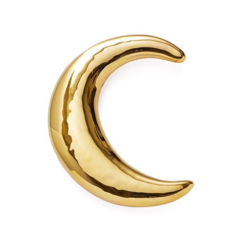 Handmade Ceramic Moon (gold)