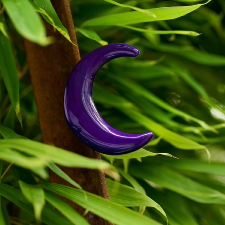 Handmade Ceramic Moon (blue)