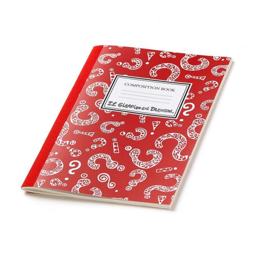 Red composition Book A4