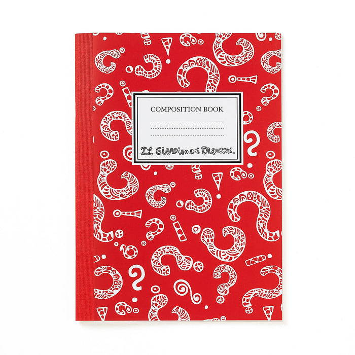 Red composition Book A4 - 1