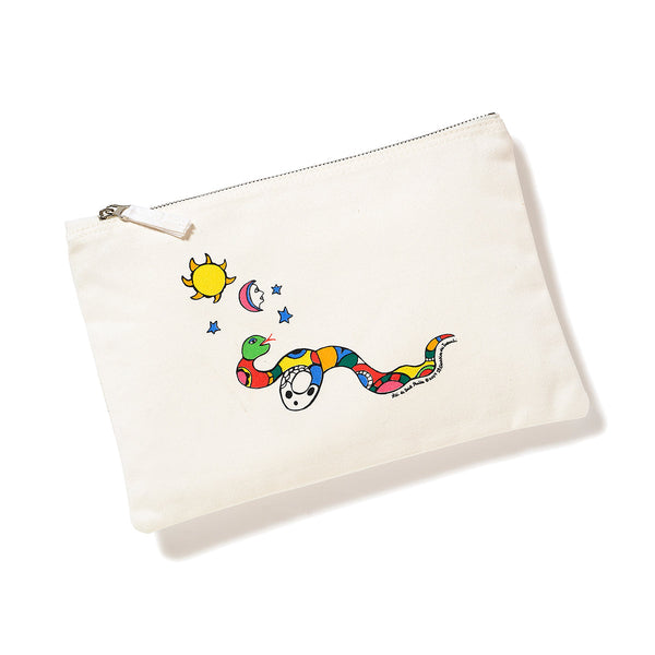 Snake zip pouch