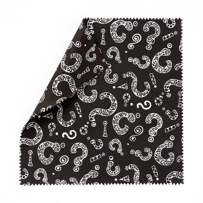 Eyeglass cleaning cloth Question mark - 2