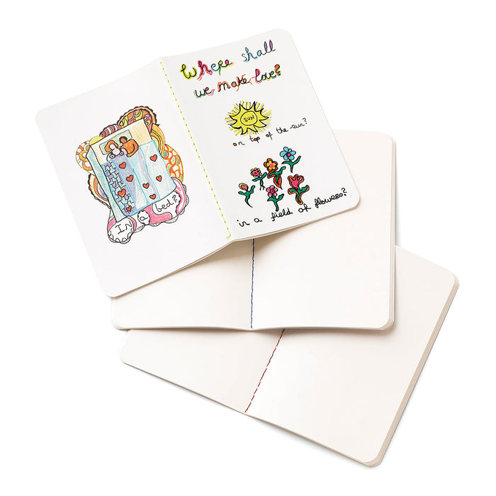 Set of 3 notebooks A6 My Love - 2
