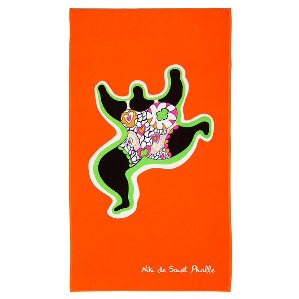 Leaping Nana Beach Towel