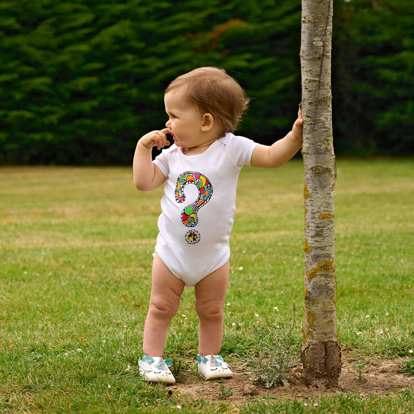 Baby onesie Question Mark