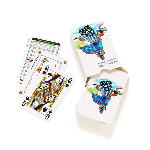Card deck (blu)