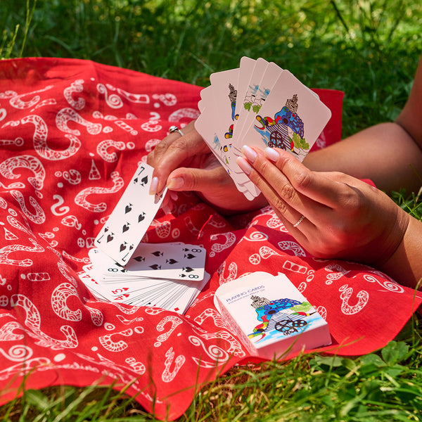 Card deck (blu)