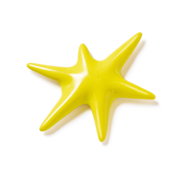 Handmade Ceramic - Star (yellow) - 1