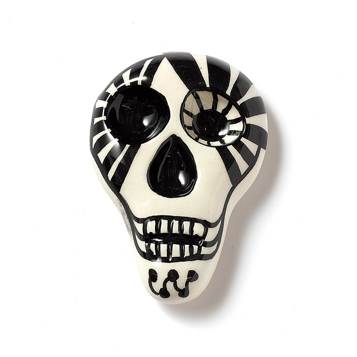 Handmade Ceramic - Skull (black) - 1