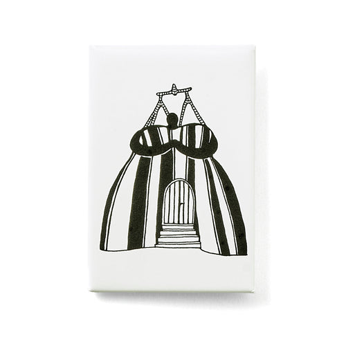 Magnet Justice (white drawing)