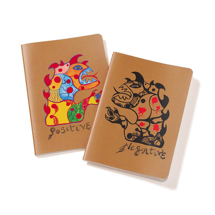 Set of 2 notebooks A5 Dragon - 1