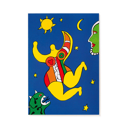 Postcard Ange avec dragon
