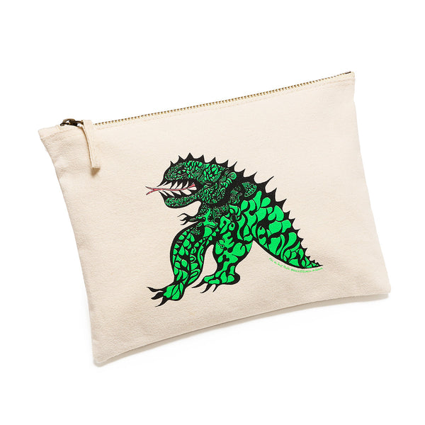 Tu es mon dragon zip pouch (fabric)