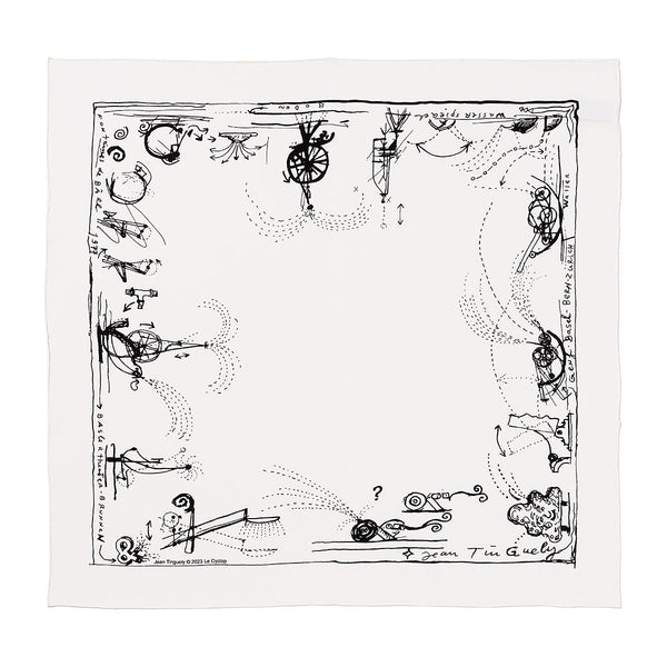 Fontaine de Bâle scarf by Jean Tinguely