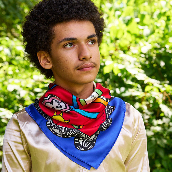 Deux Visages scarf