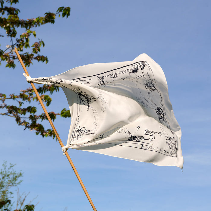 Fontaine de Bâle scarf by Jean Tinguely - 1